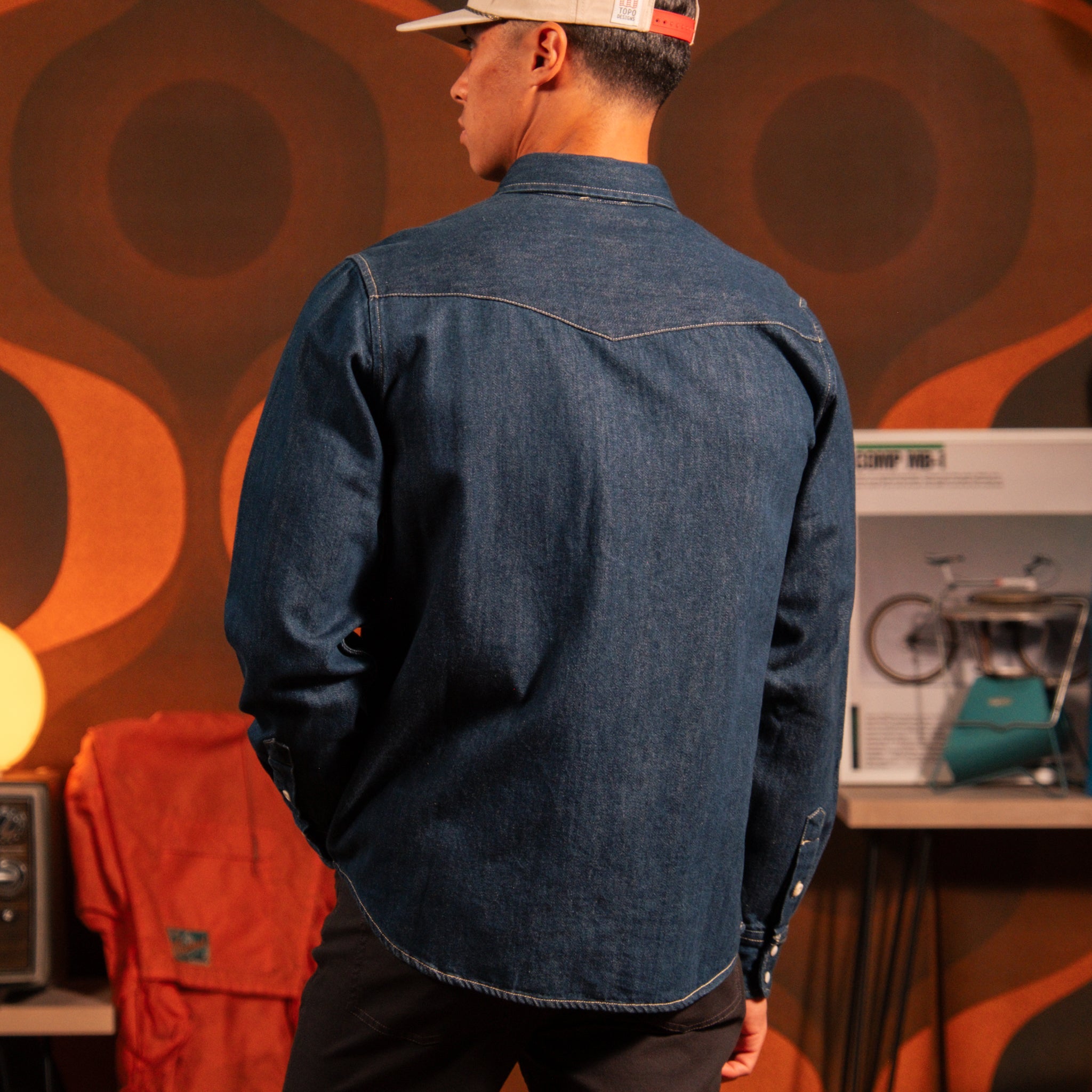 Mountain Shirt Long Sleeve Denim - Men's